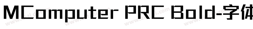 MComputer PRC Bold字体转换